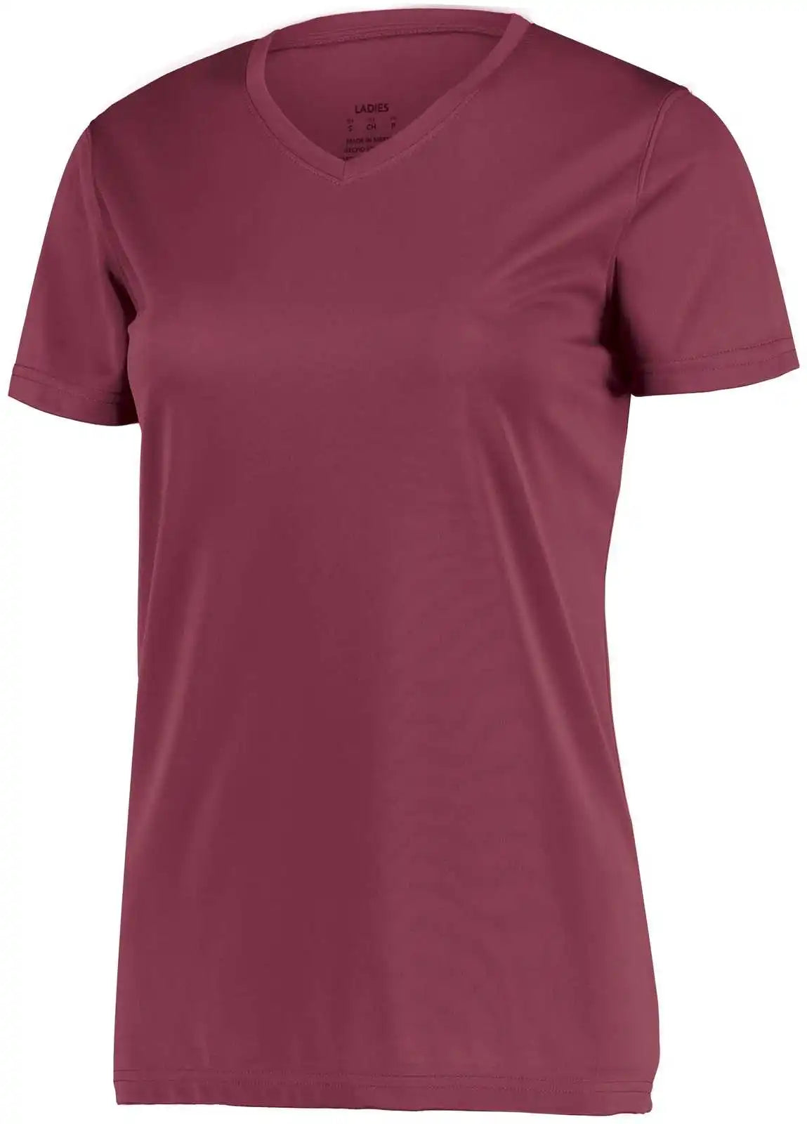 Augusta 1790 Ladies Wicking T-shirt - Maroon (hlw)