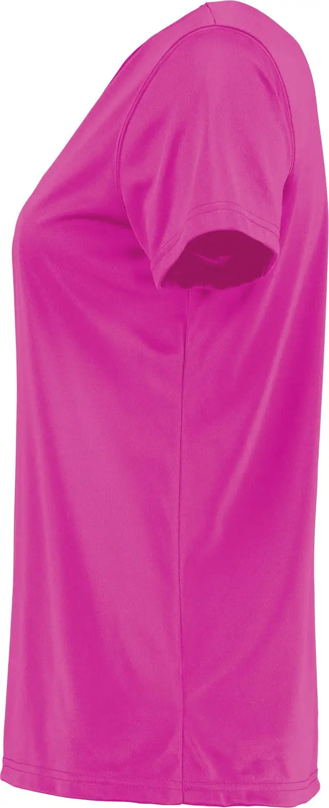 Augusta 1790 Ladies Wicking T-shirt - Power Pink
