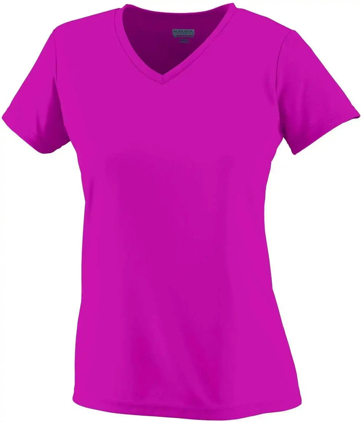 Augusta 1790 Ladies Wicking t Shirt Power Pink