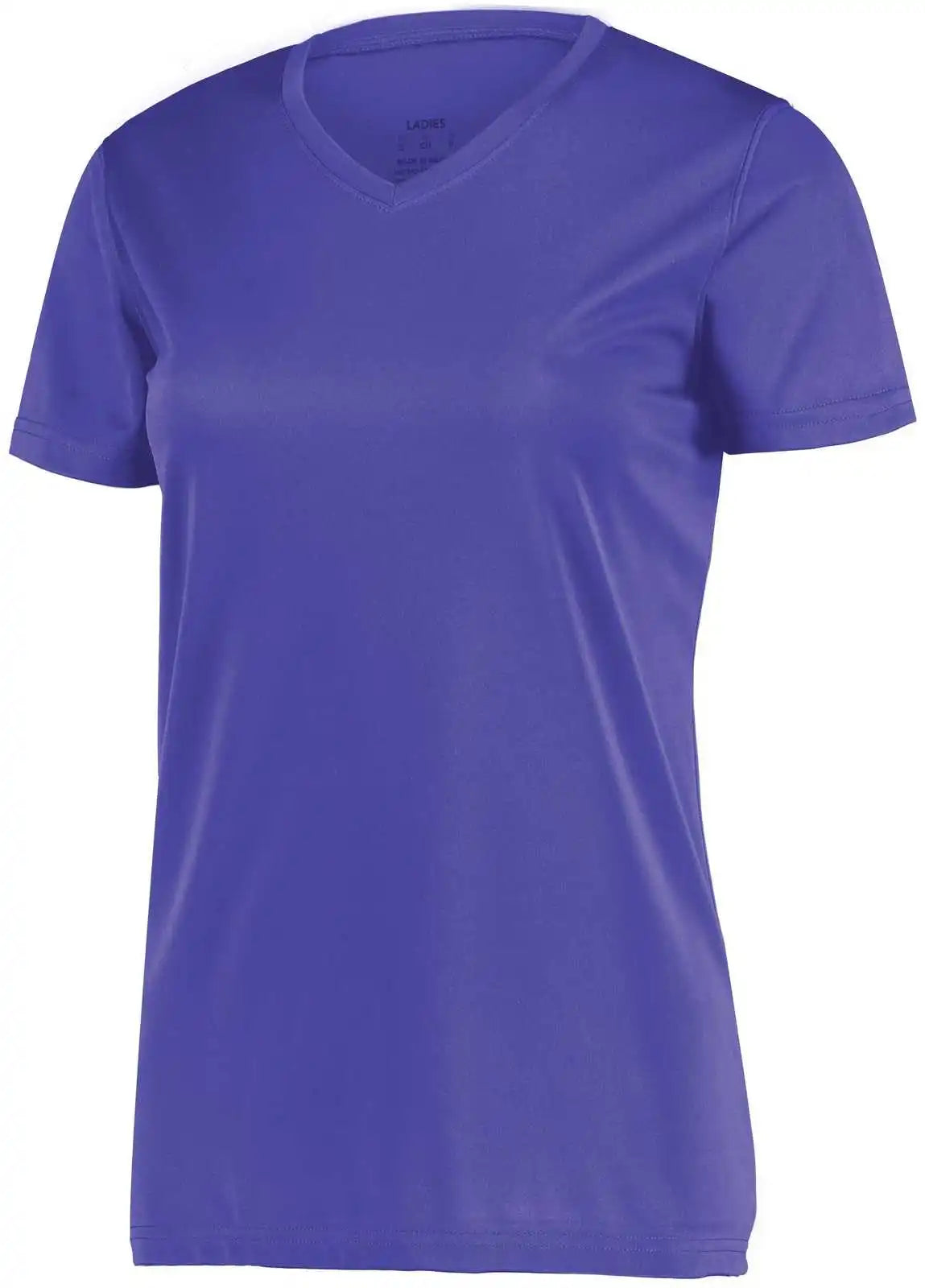Augusta 1790 Ladies Wicking t Shirt Purple