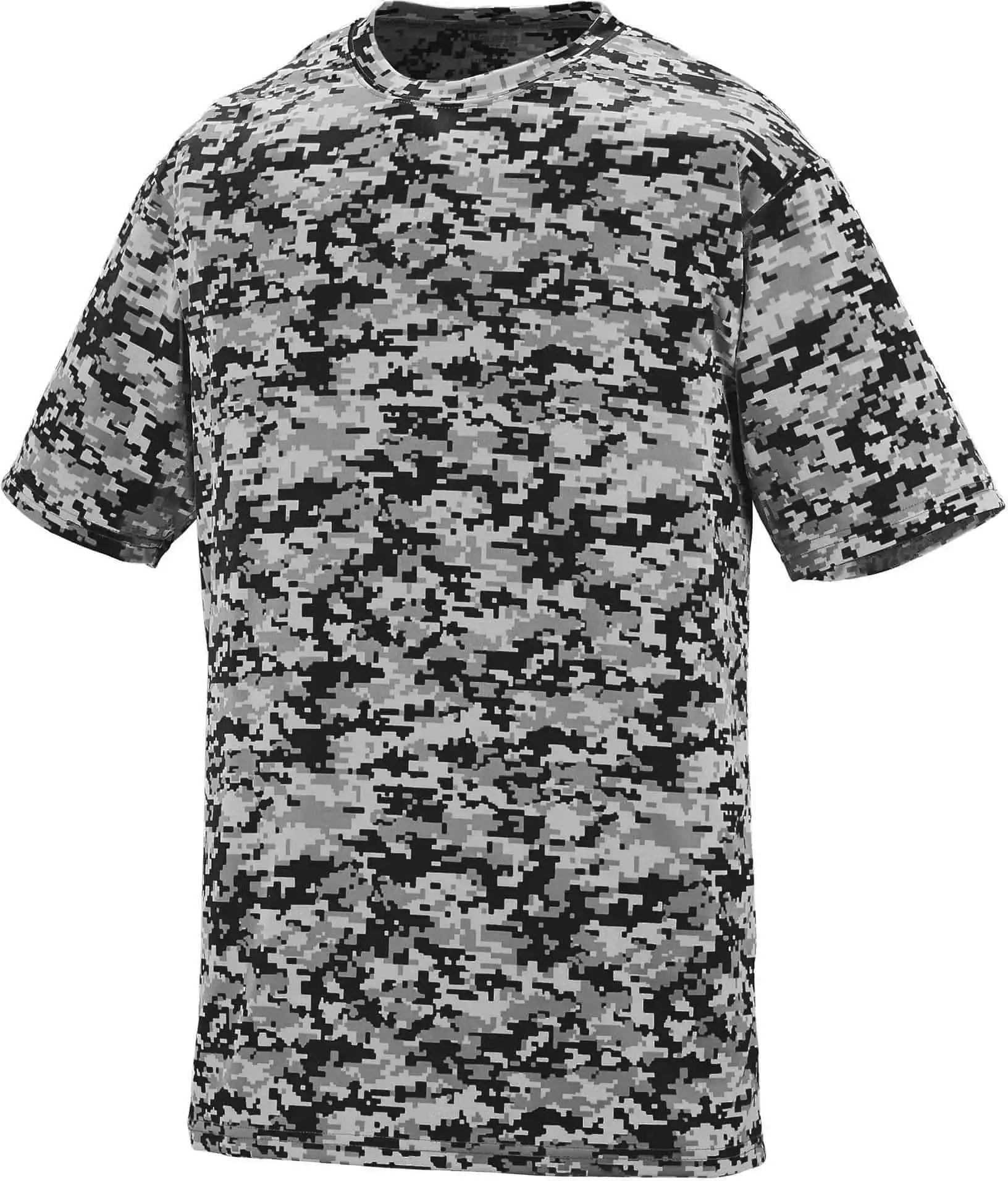Augusta 1798 Digi Camo Wicking T-shirt - Black