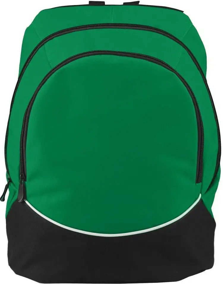 Augusta 1915 Large Tri-color Backpack - Kelly Black White