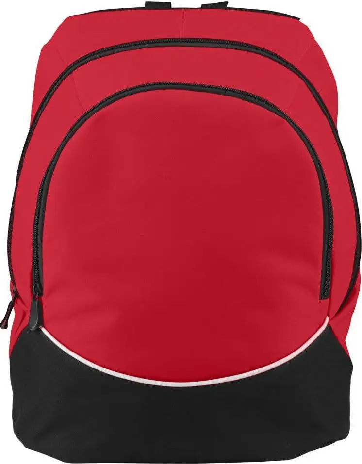 Augusta 1915 Large Tri-color Backpack - Red Black White
