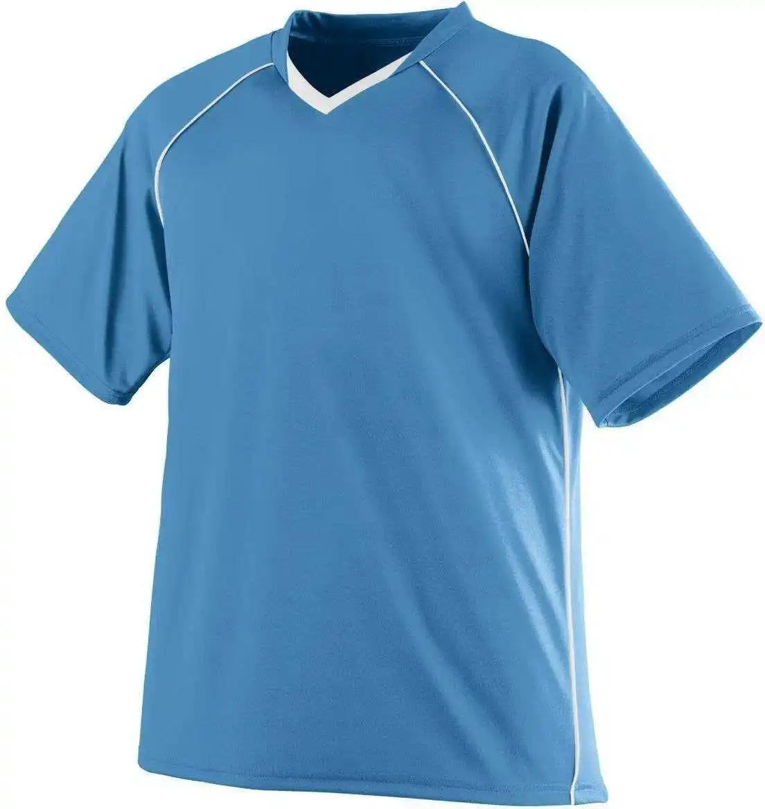Augusta 214 Striker Jersey - Columbia Blue White