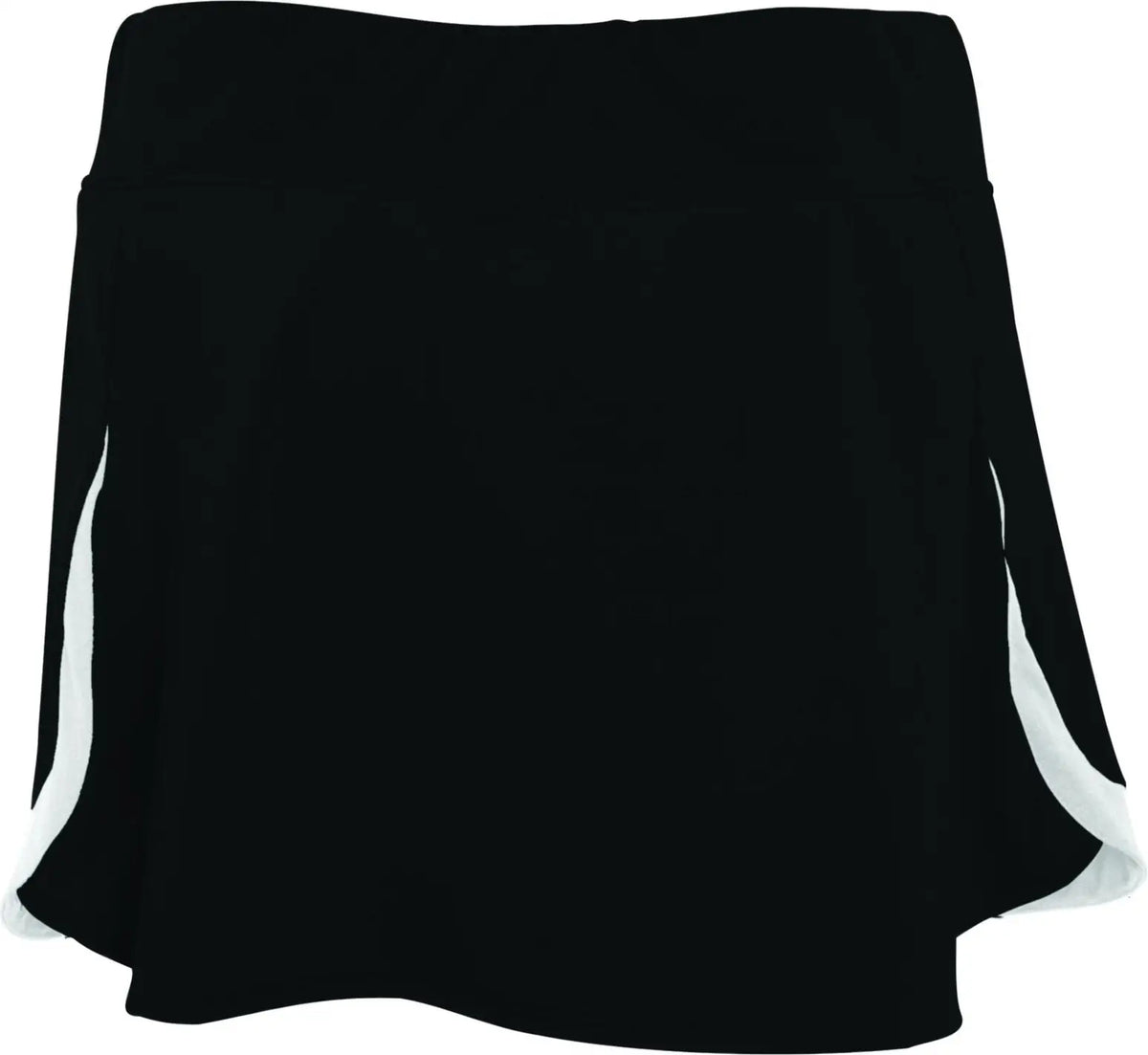 Augusta 2410 Ladies Action Color Block Skort - Black White