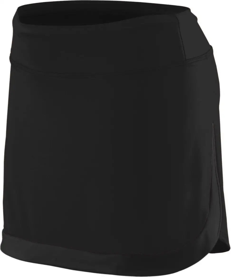 Augusta 2411 Girls Action Color Block Skort - Black - s