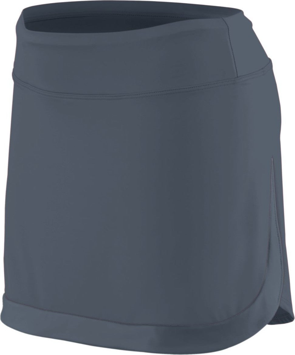 Augusta 2411 Girls Action Color Block Skort - Graphite - Dark Gray / Gilrs s