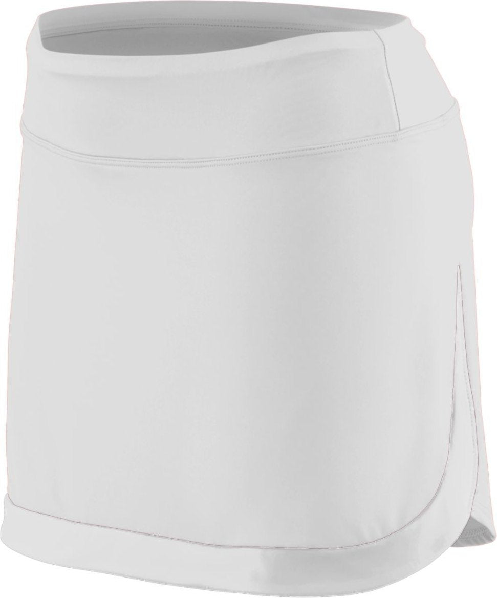 Augusta 2411 Girls Action Color Block Skort - White - Gilrs s