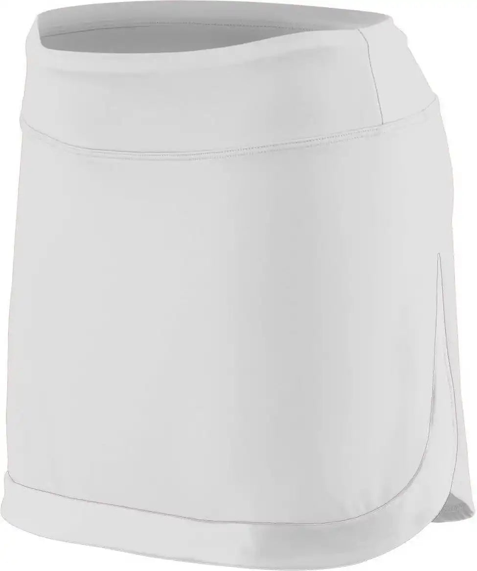 Augusta 2411 Girls Action Color Block Skort - White