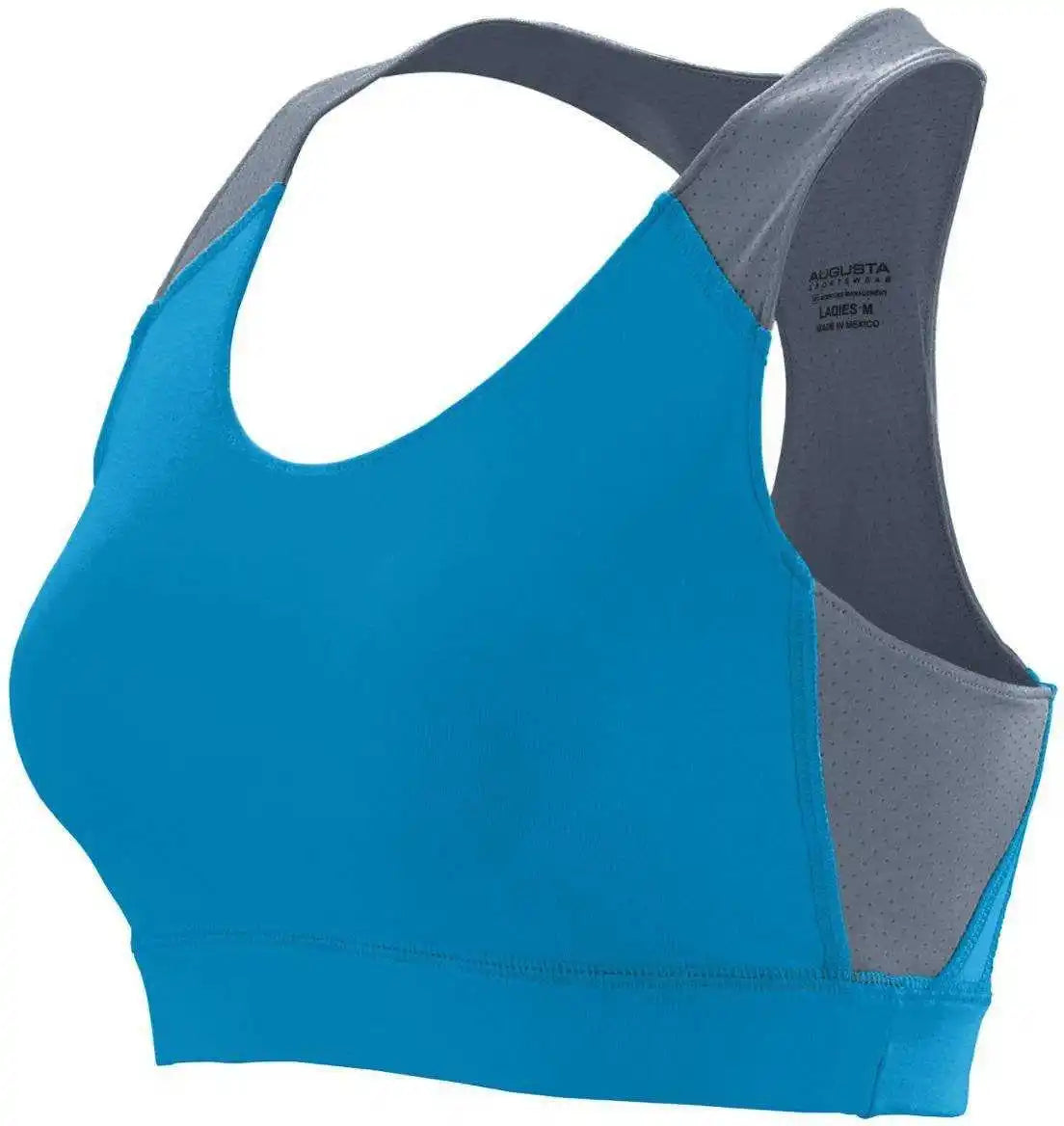 Augusta 2417 Ladies All Sport Sports Bra - Blue Dark Gray
