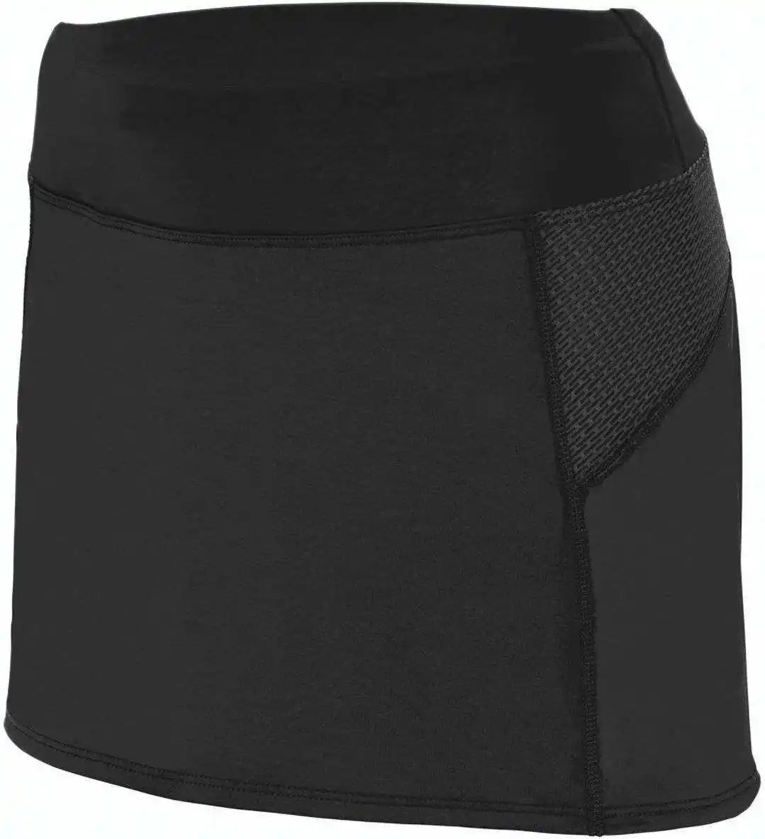 Augusta 2420 Ladies Femfit Skort - Black Dark Gray