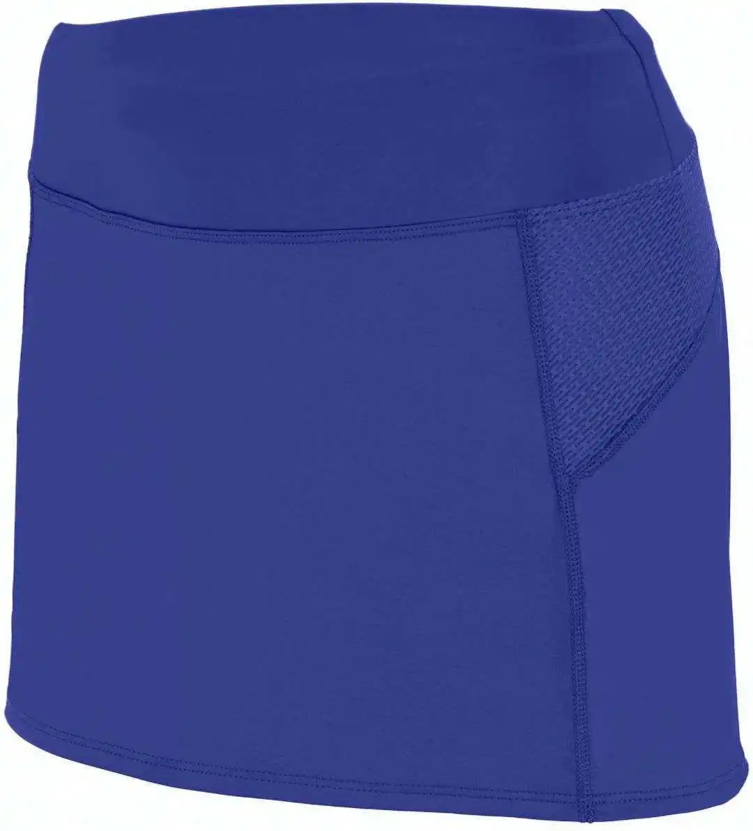 Augusta 2420 Ladies Femfit Skort - Purple Dark Gray