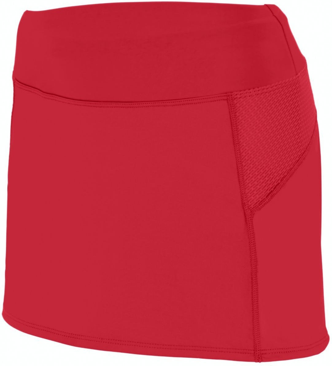 Augusta 2421 Girls Femfit Skort - Red Graphite - Dark Gray / Gilrs s
