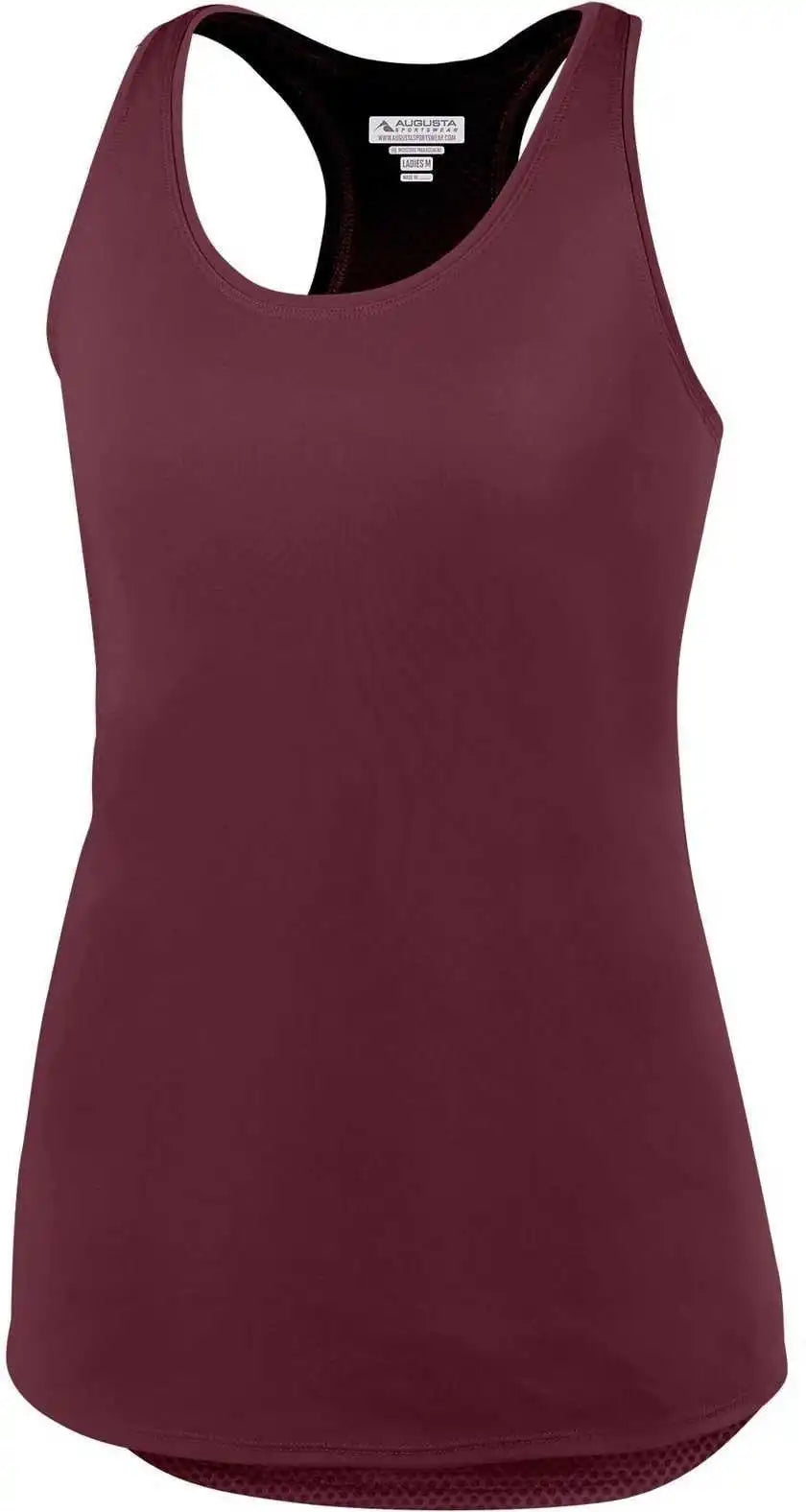 Augusta 2434 Ladies Sojourner Tank Maroon