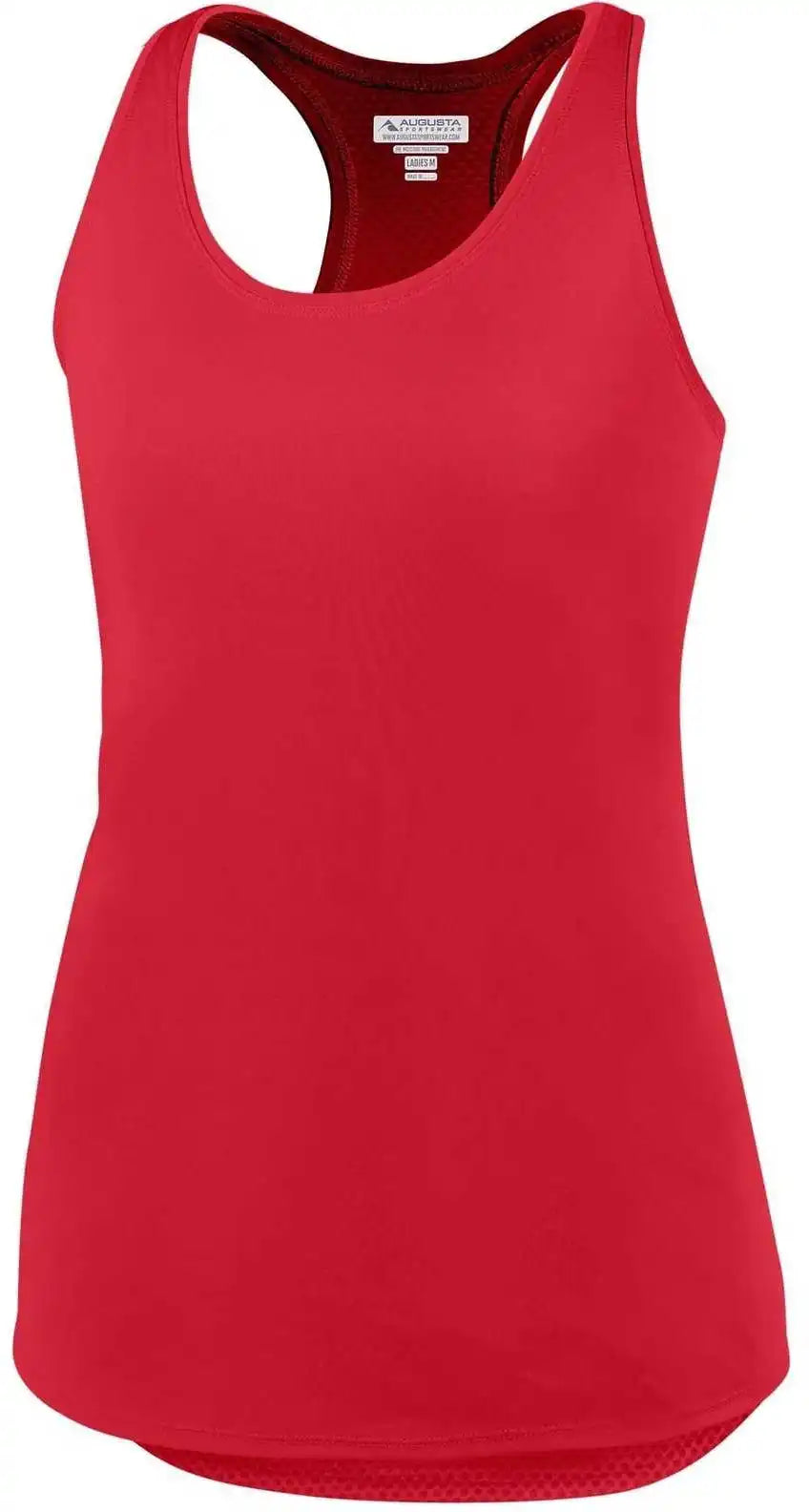 Augusta 2434 Ladies Sojourner Tank Red
