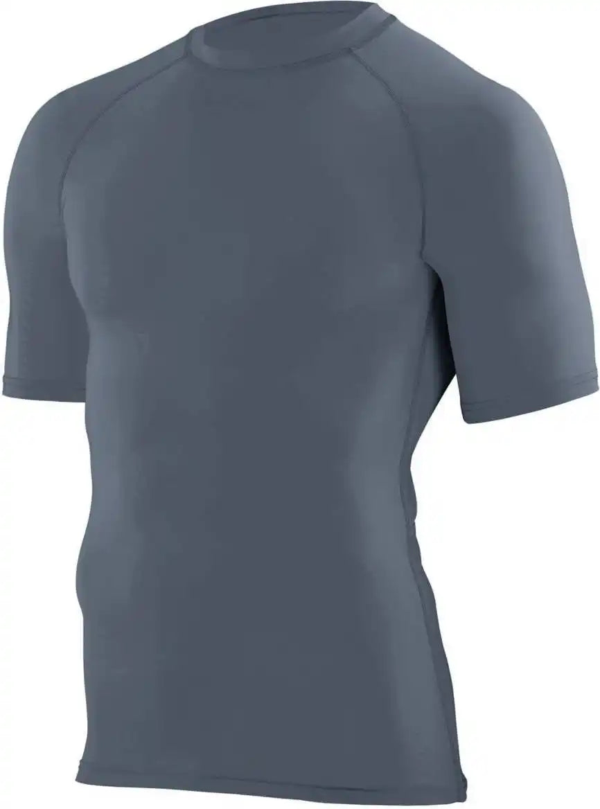 Augusta 2600 Hyperform Compression Short Sleeve Shirt - Dark Gray