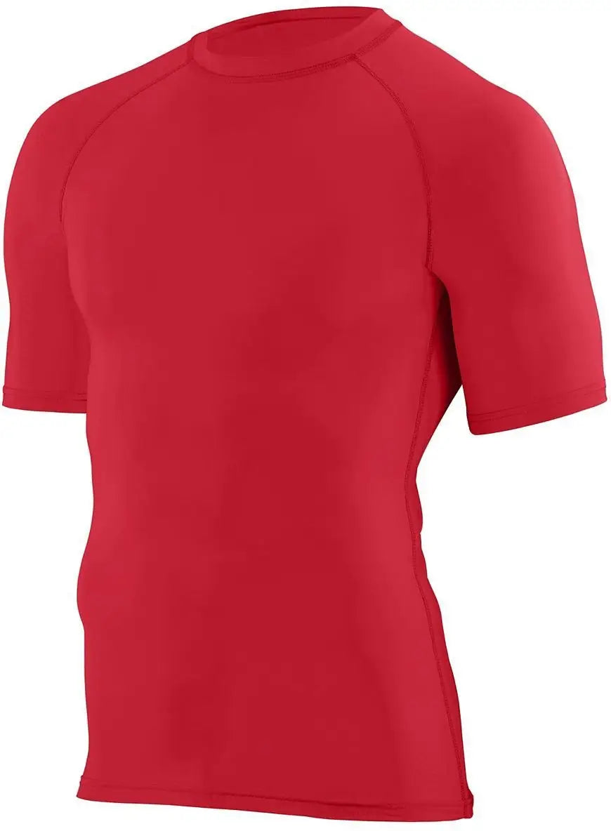 Augusta 2600 Hyperform Compression Ss Shirt - Red - Adult s
