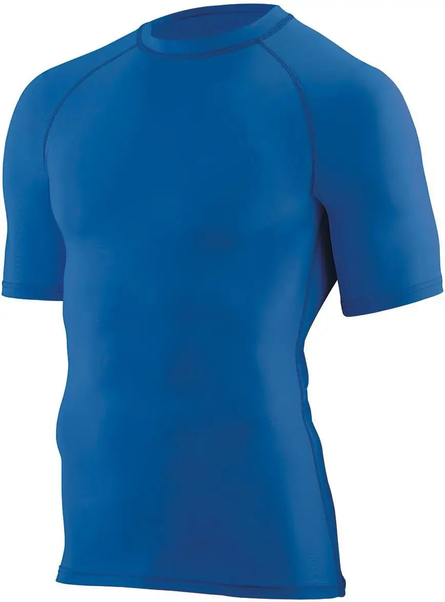 Augusta 2600 Hyperform Compression Ss Shirt - Royal - Adult s