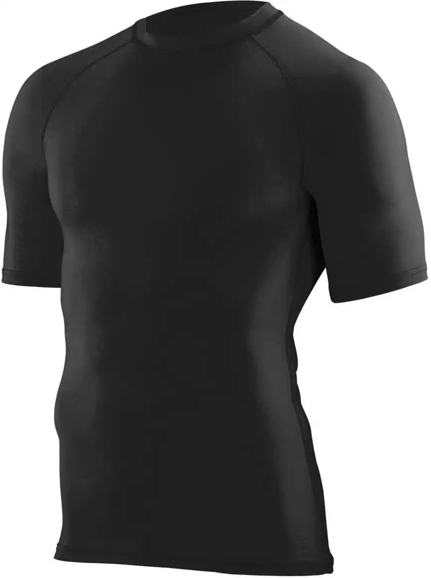 Augusta 2601 Hyperform Compression Short Sleeve Shirt - Youth - Black