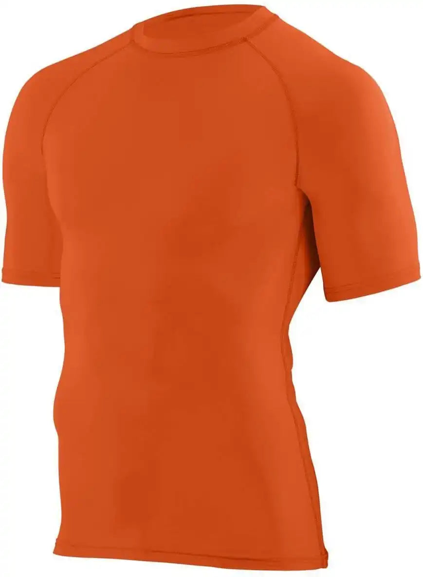 Augusta 2601 Hyperform Compression Short Sleeve Shirt - Youth - Orange