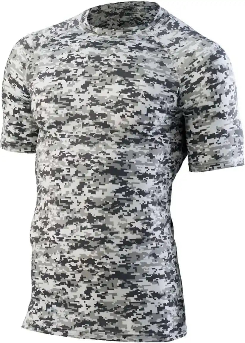 Augusta 2601 Hyperform Compression Short Sleeve Shirt - Youth - Wh Cam