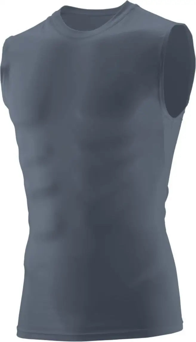 Augusta 2602 Hyperform Compression Sleeveless Shirt - Graphite - Adult s
