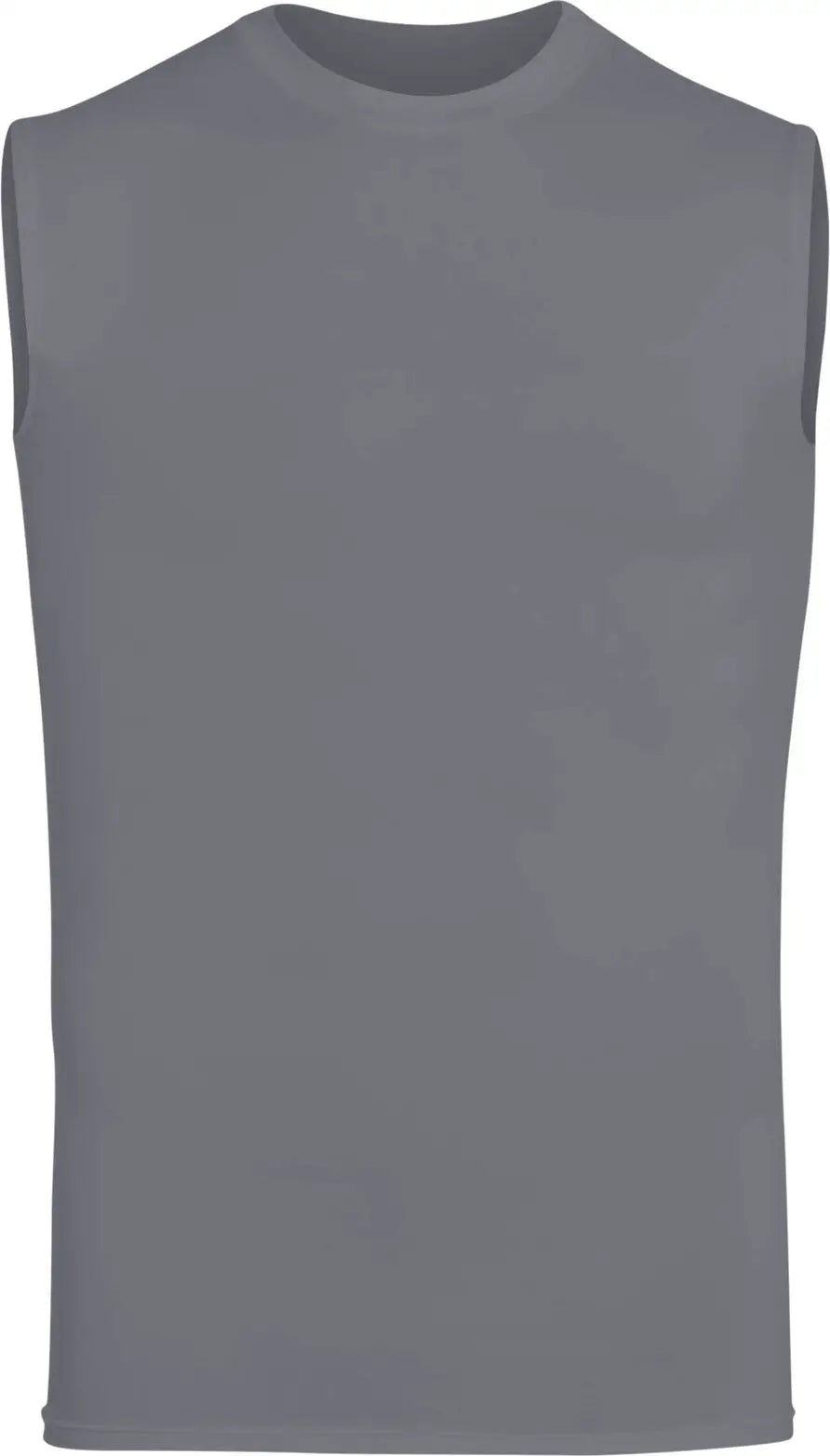 Augusta 2602 Hyperform Compression Sleeveless Shirt - Graphite - Adult s