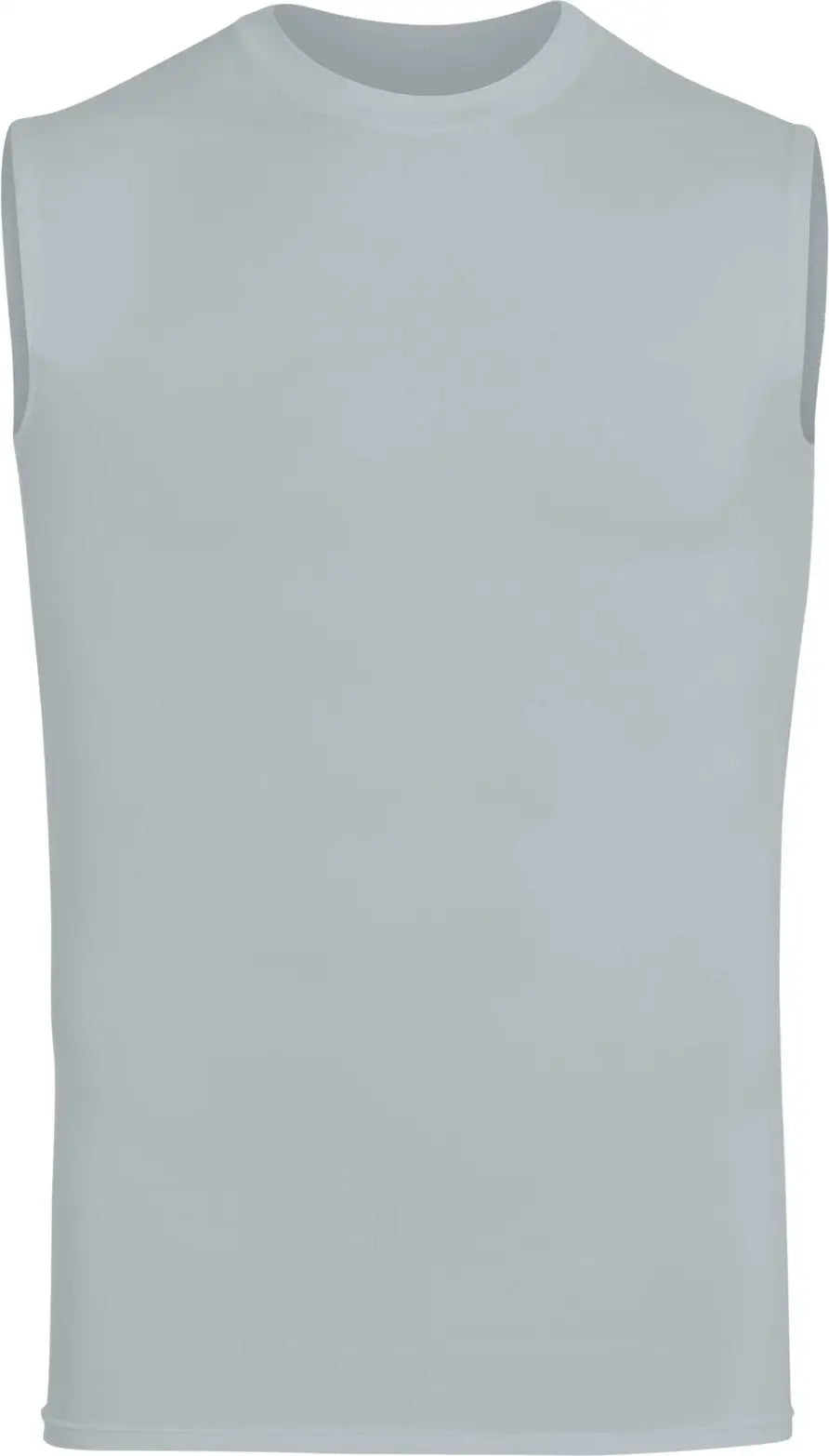 Augusta 2602 Hyperform Compression Sleeveless Shirt - Silver