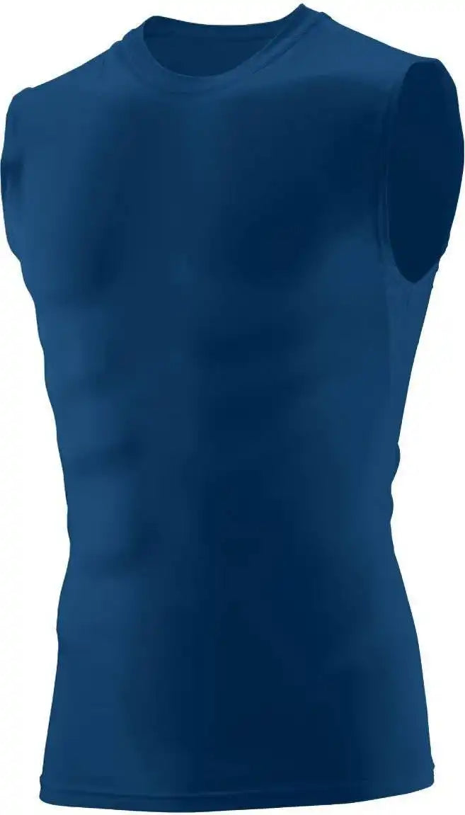 Augusta 2602 Sleeveless Compression Shirt Navy