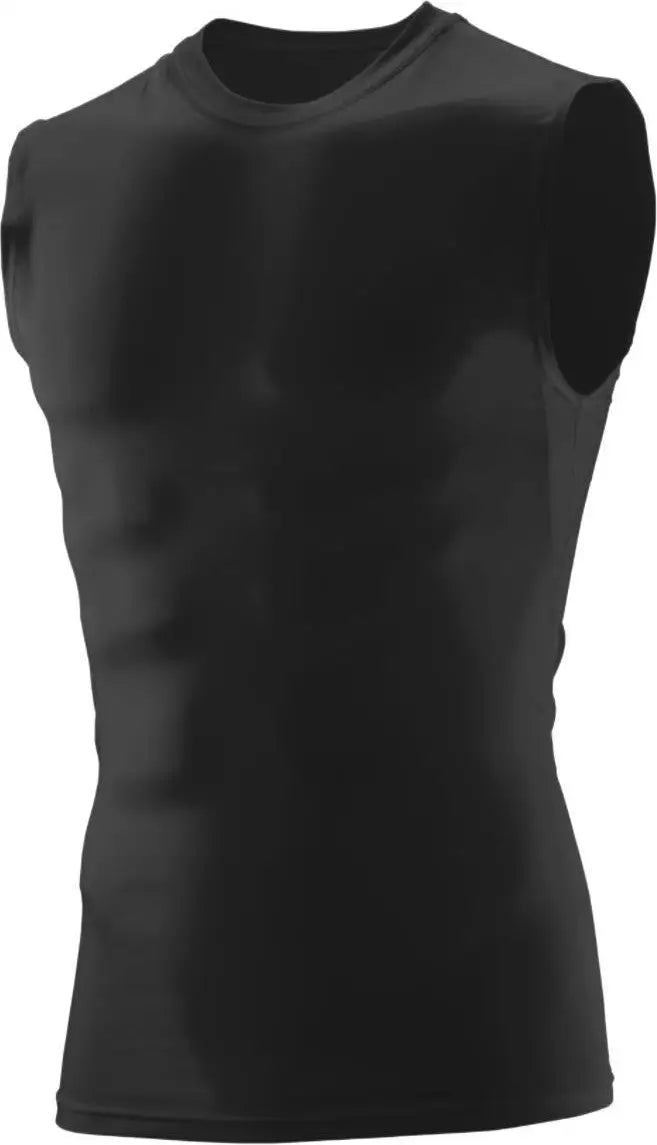 Augusta 2603 Youth Hyperform Compression Sleeveless Shirt - Black - s