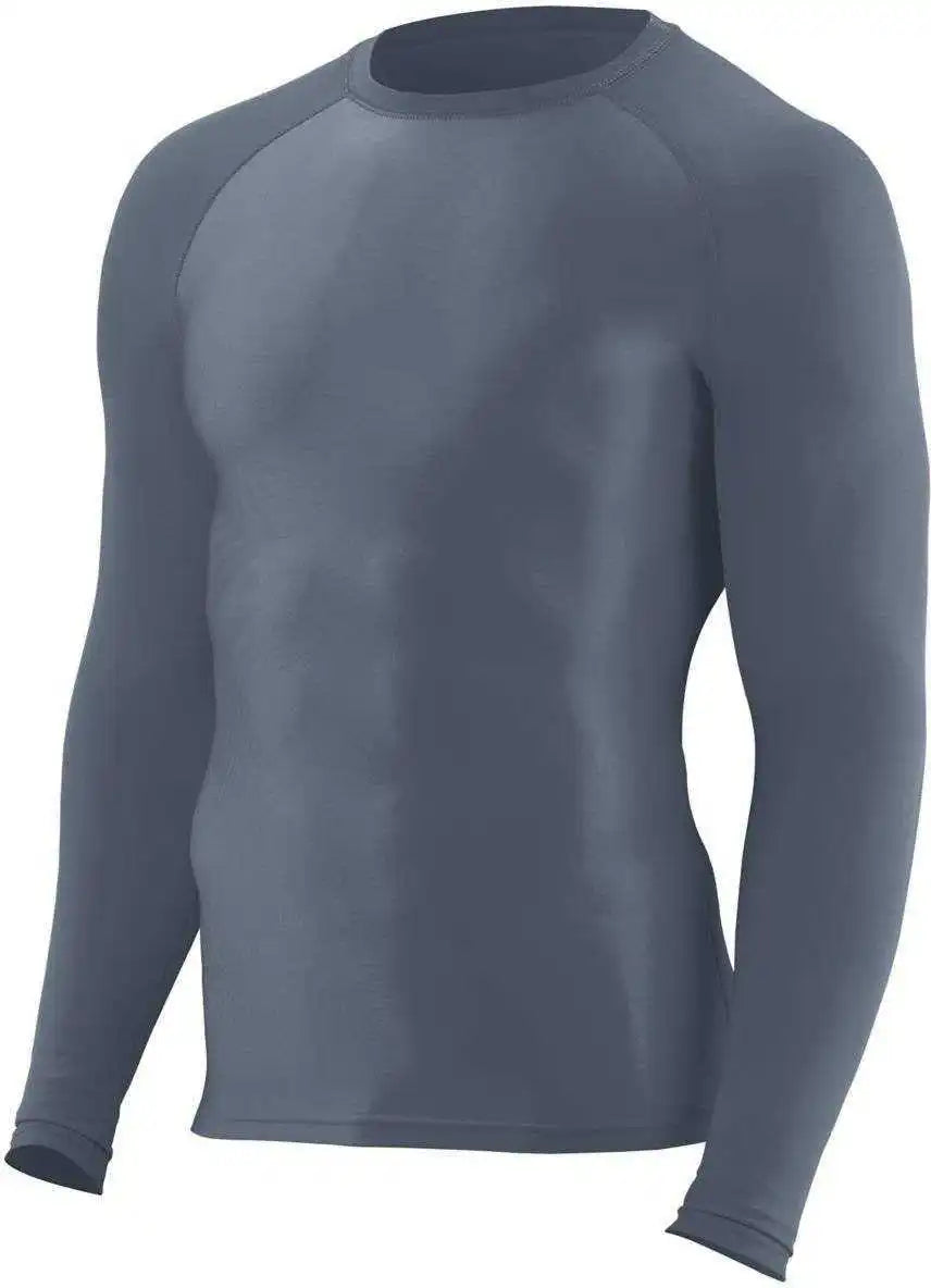 Augusta 2604 Hyperform Compression Long Sleeve Shirt - Dark Gray