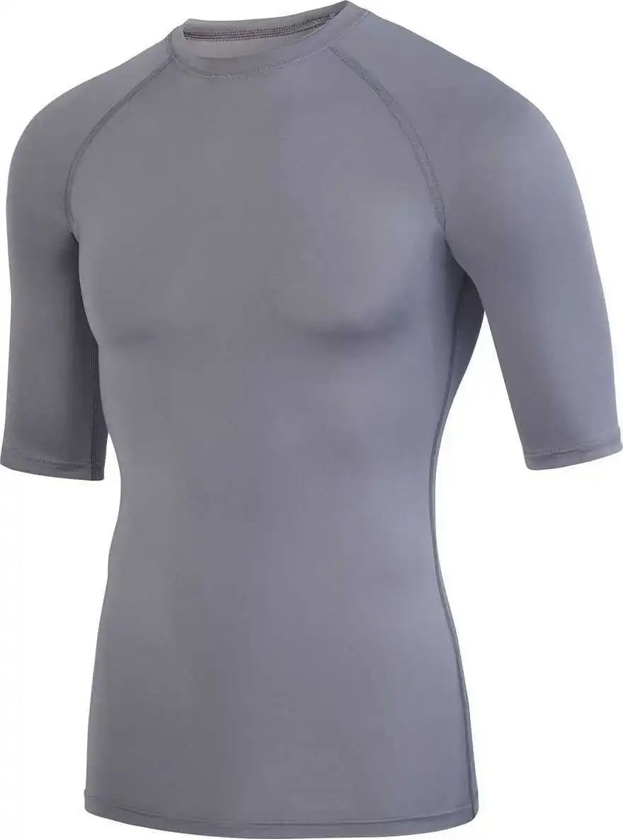 Augusta 2606 Hyperform Compression Half Sleeve Shirt - Graphite