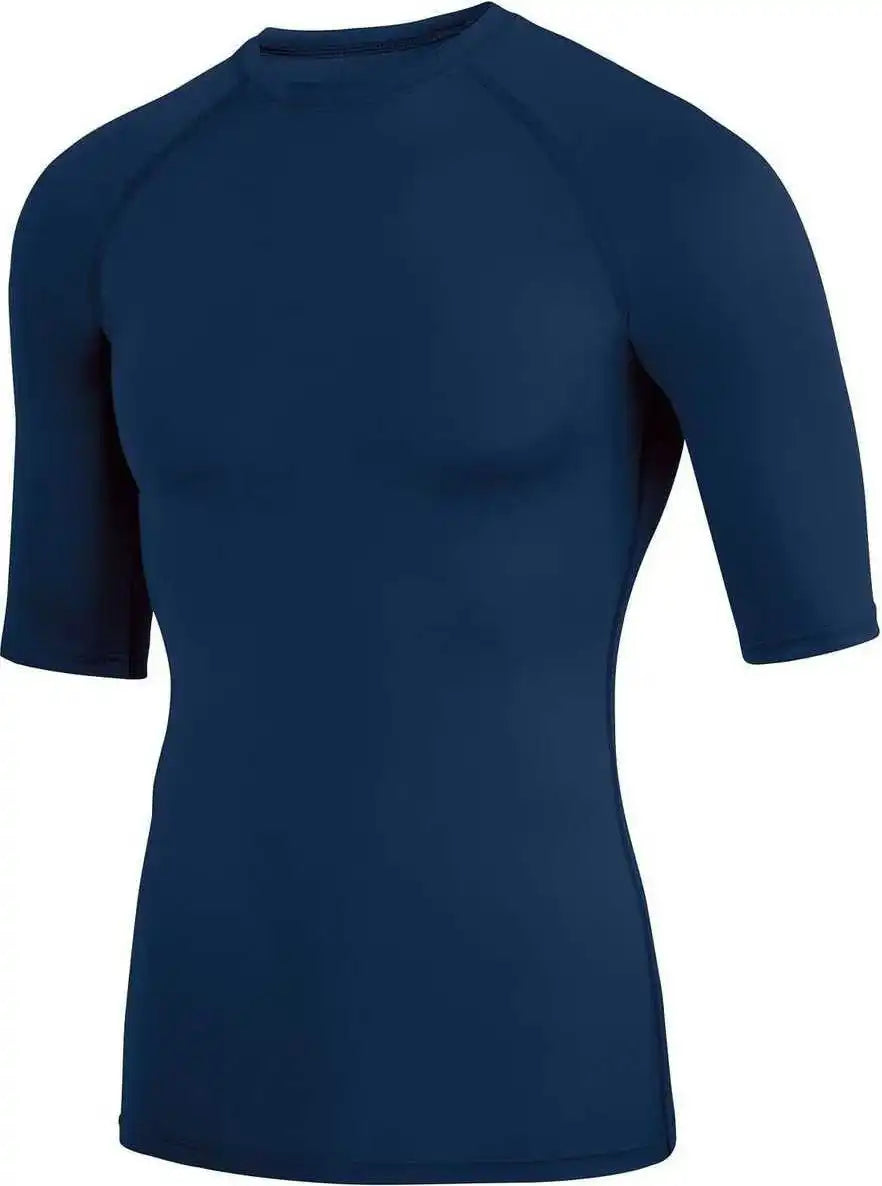 Augusta 2606 Hyperform Compression Half Sleeve Shirt - Navy