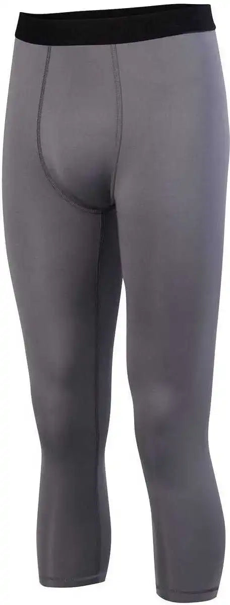 Augusta 2619 Youth Hyperform Compression Calf-length Tight - Graphite - Dark Gray / l