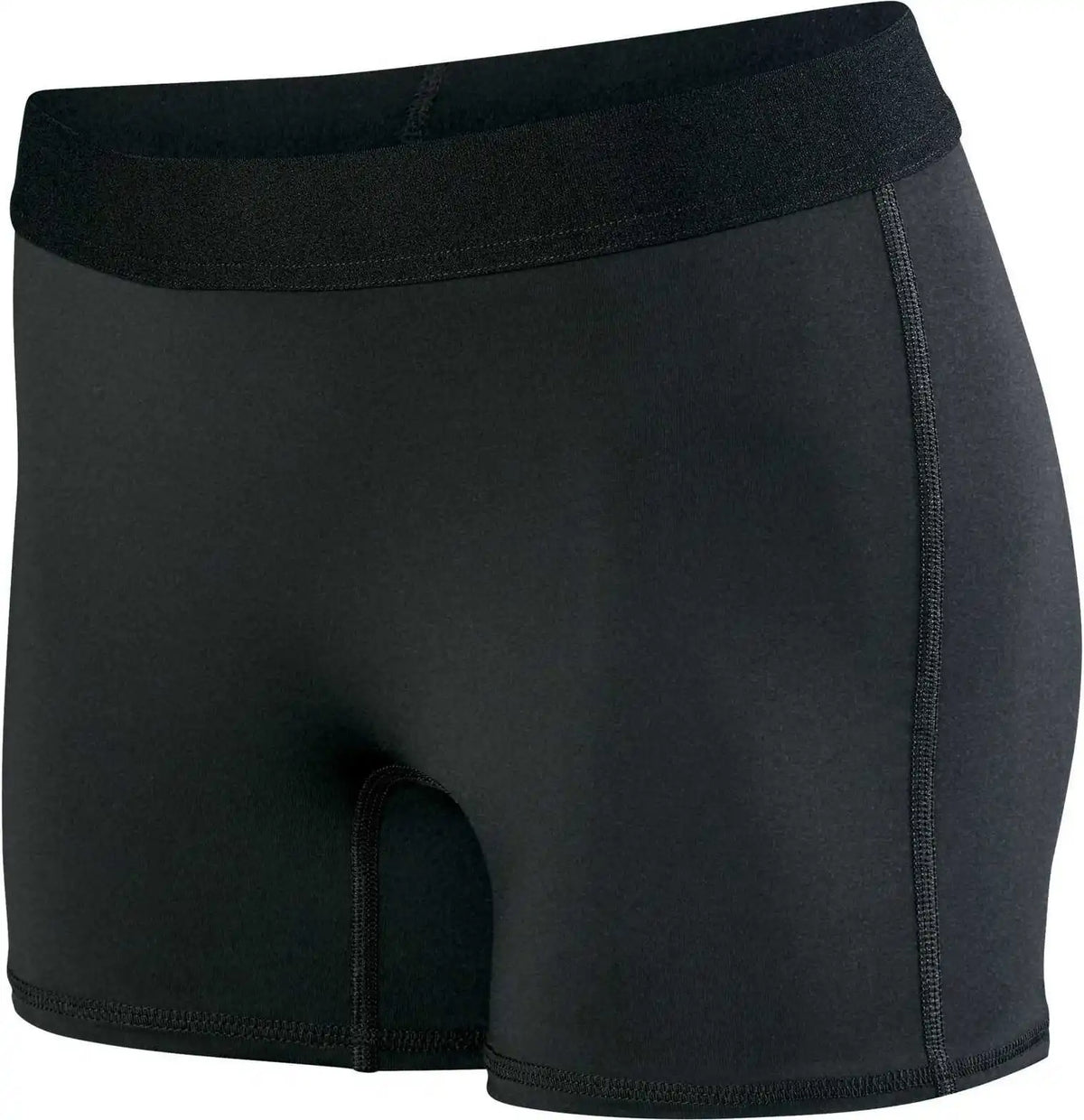 Augusta 2625 Ladies Hyperform Fitted Short Black