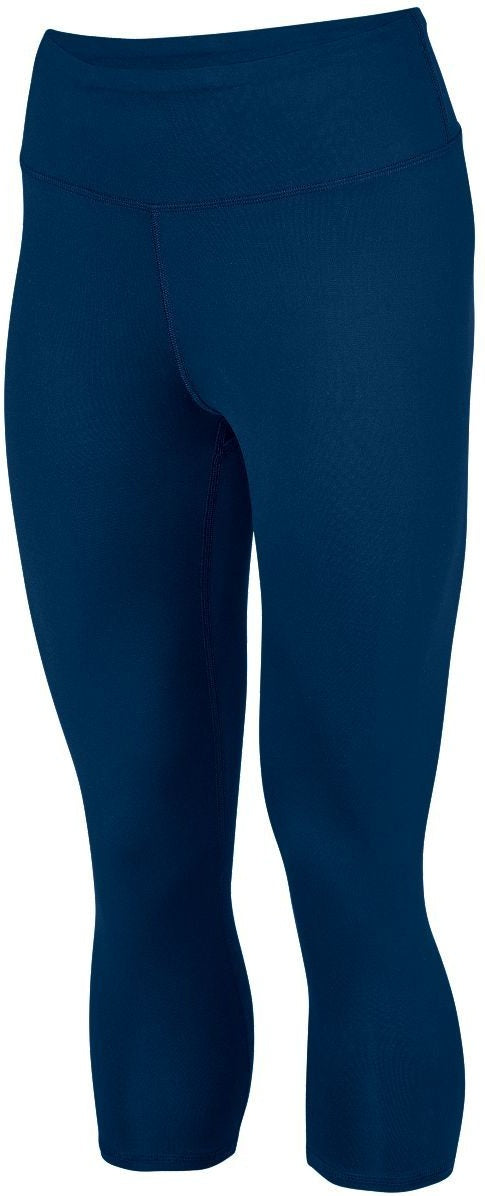 Augusta 2628 Ladies Hyperform Compression Capri Pants - Navy