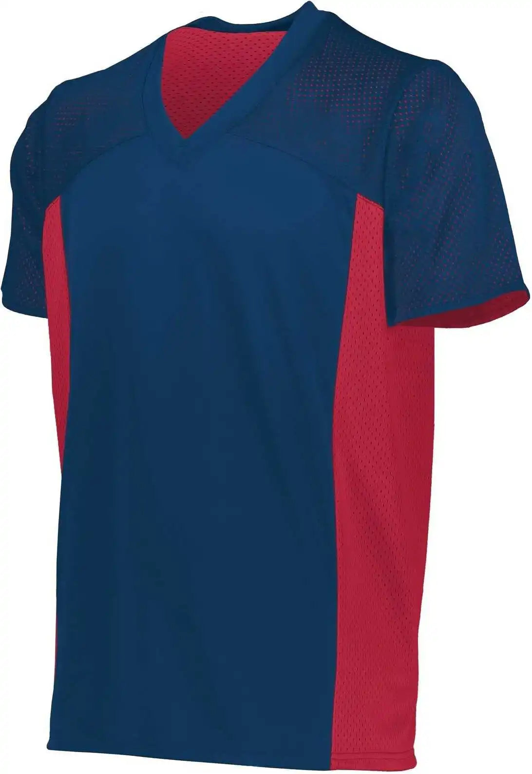 Augusta 264 Reversible Flag Football Jersey Navy Scarlet