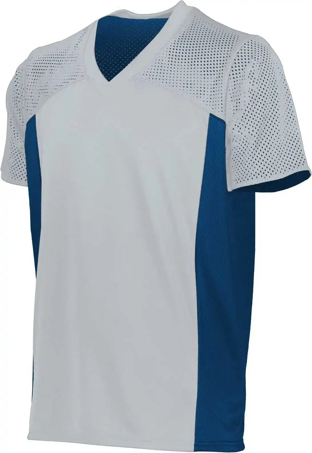 Augusta 264 Reversible Flag Football Jersey Silver Navy