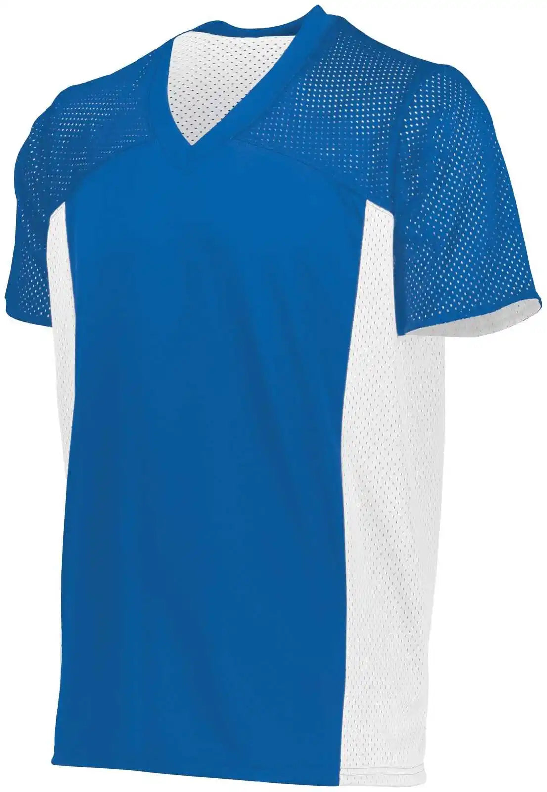 Augusta 265 Youth Reversible Flag Football Jersey - Royal White
