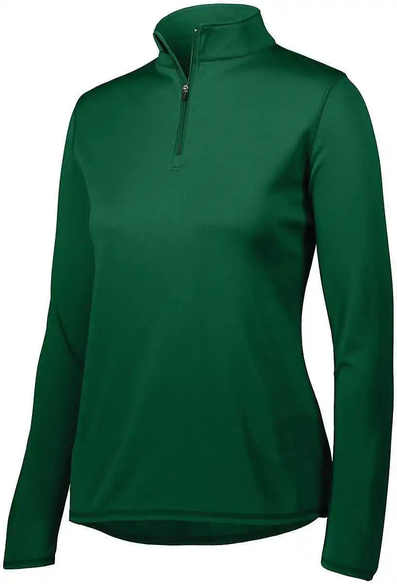 Augusta 2787 Ladies Attain 1/4 Zip Pullover Dark Green