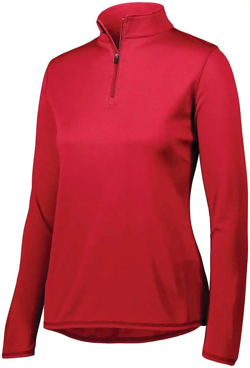 Augusta 2787 Ladies Attain 1/4 Zip Pullover - Red