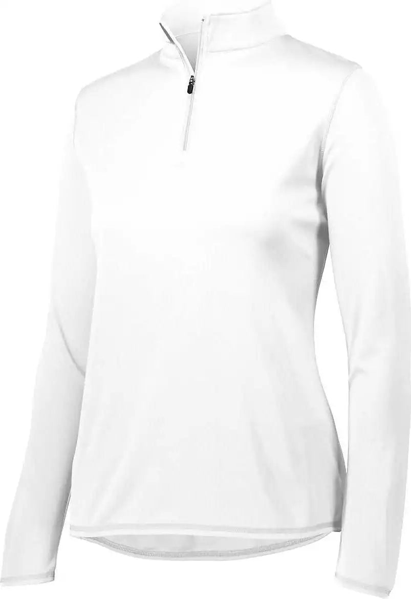 Augusta 2787 Ladies Attain 1/4 Zip Pullover White