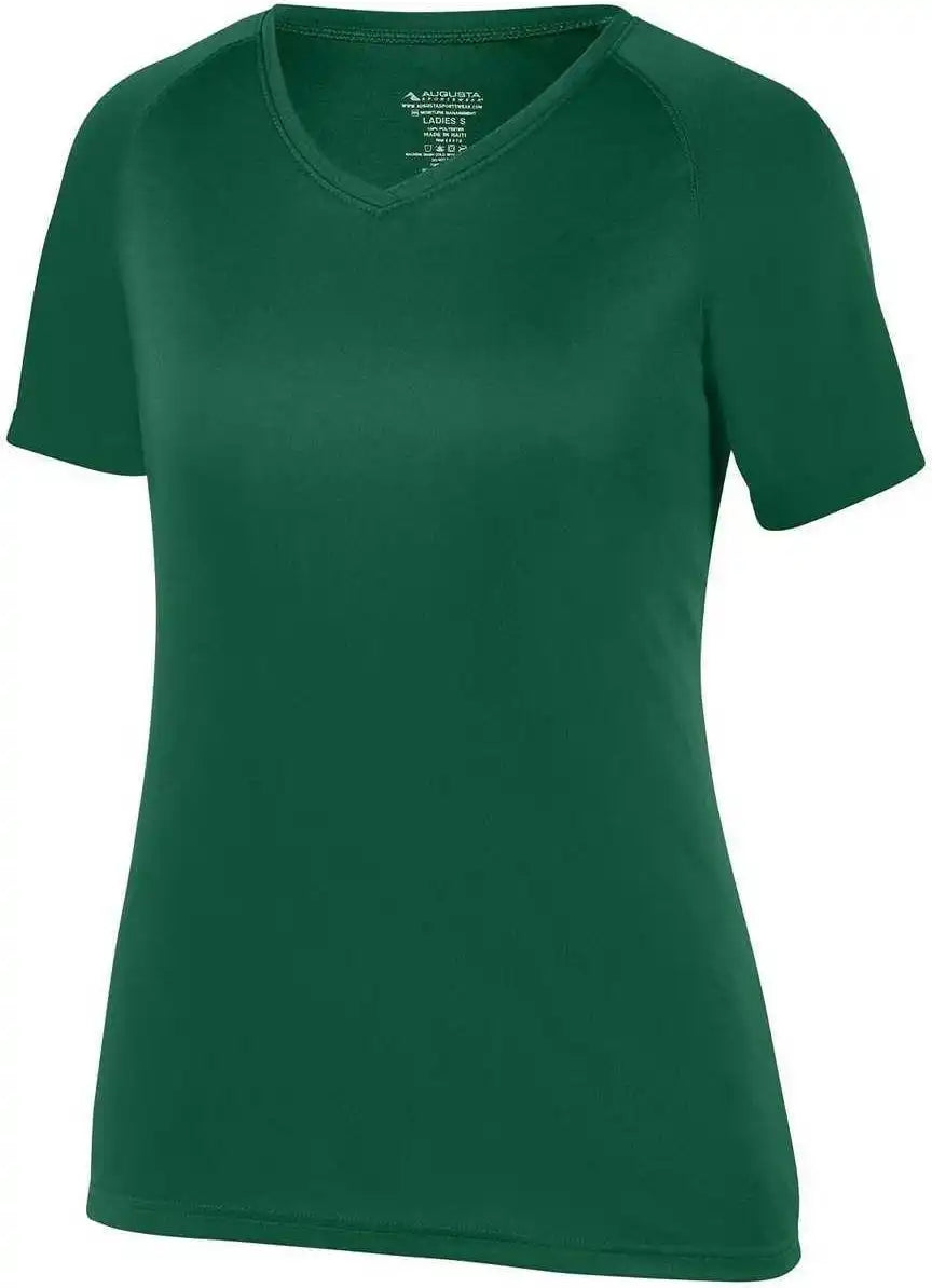 Augusta 2792 Ladies Attain Wicking Shirt Dark Green