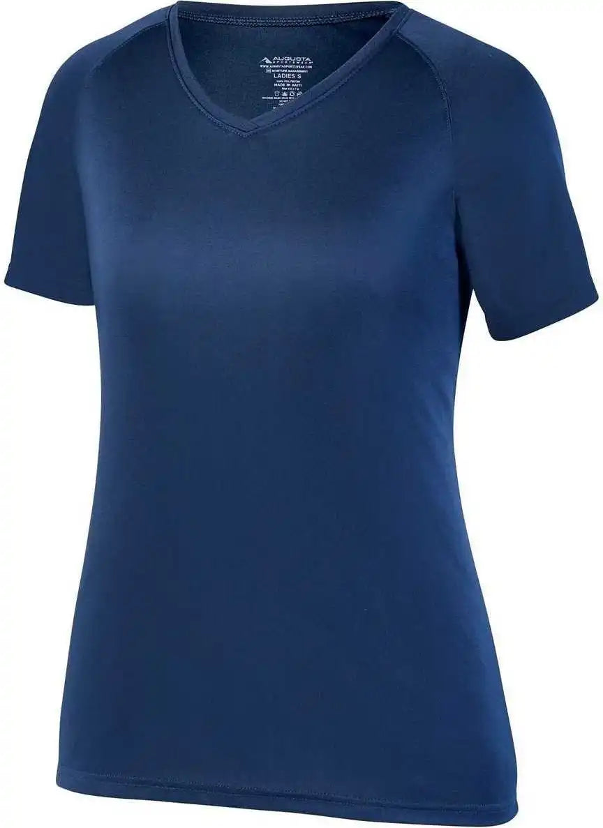 Augusta 2792 Ladies Attain Wicking Shirt Navy
