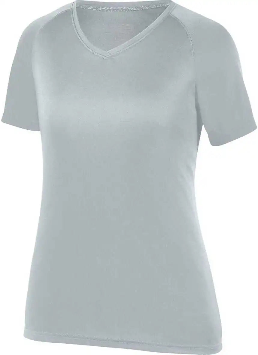Augusta 2792 Ladies Attain Wicking Shirt Silver