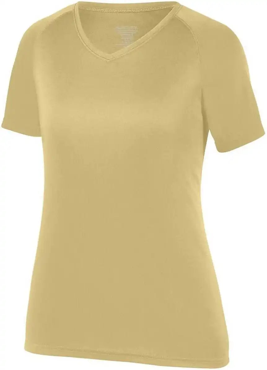 Augusta 2792 Ladies Attain Wicking Shirt Vegas Gold