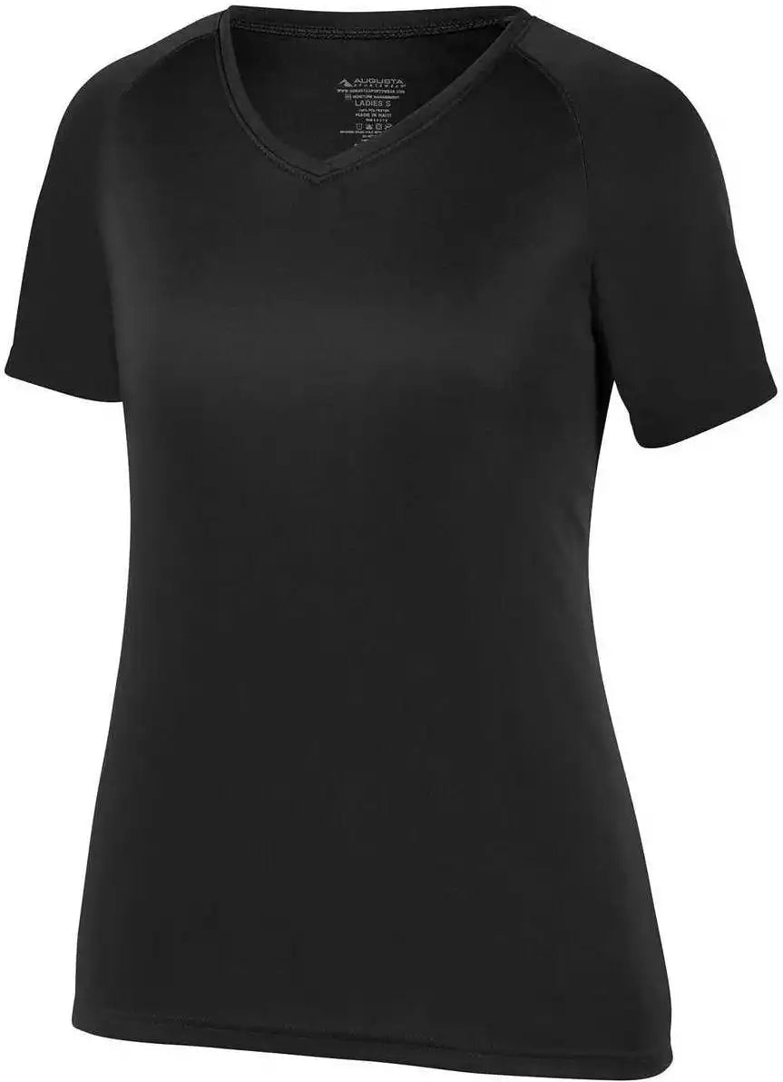 Augusta 2793 Girls Attain Wicking Shirt Black