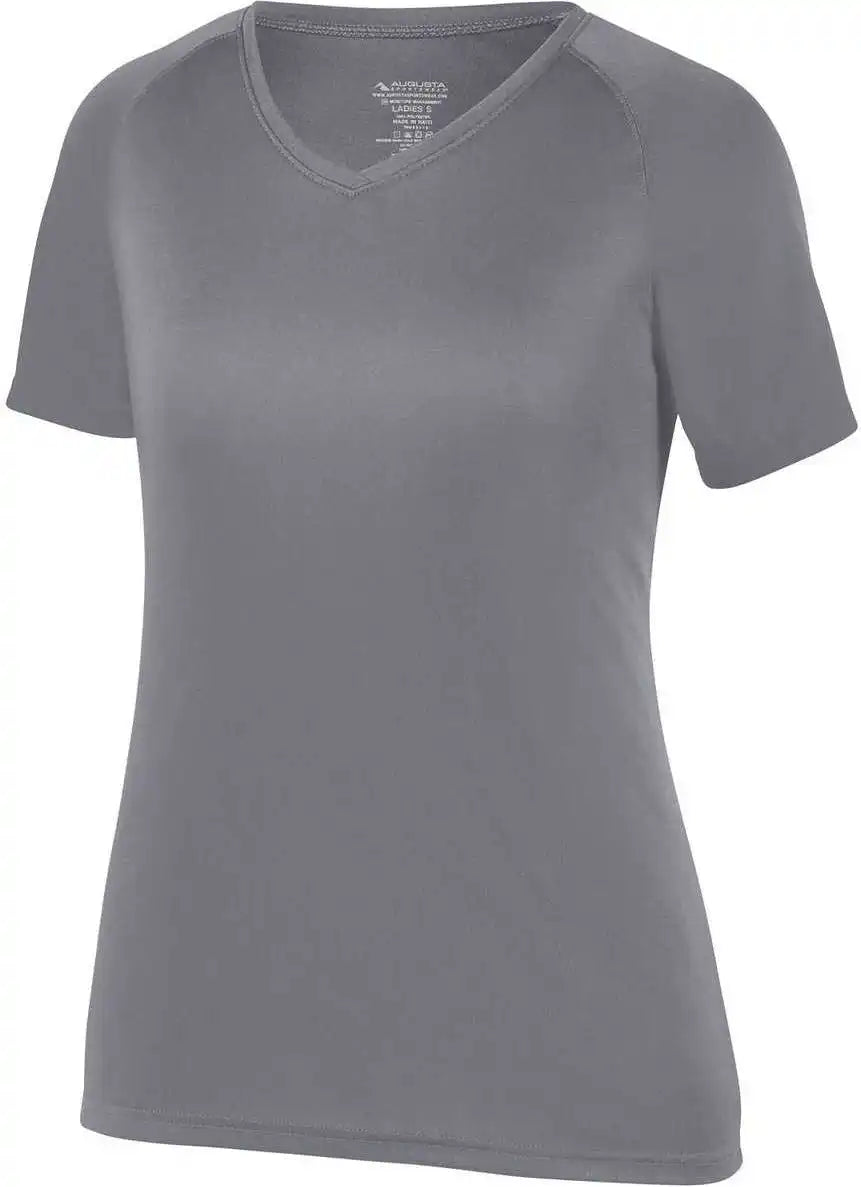 Augusta 2793 Girls Attain Wicking Shirt - Graphite