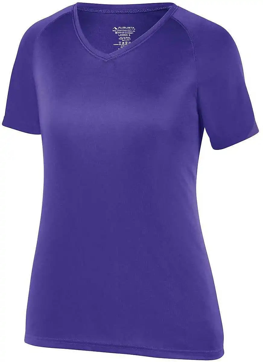 Augusta 2793 Girls Attain Wicking Shirt - Purple