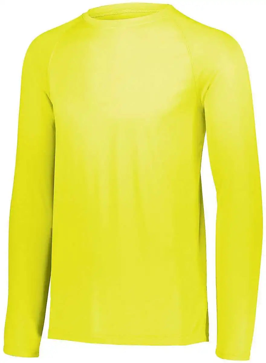 Augusta 2795 Attain Wicking Long Sleeve Shirt Safety Yellow